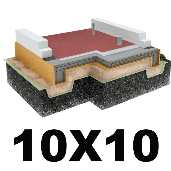 Фундамент 10х10 